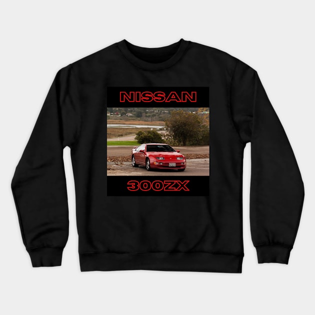 Nissan 300ZX - Design Art Crewneck Sweatshirt by Trevor1984